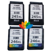 Free Shipping PG-245XL Black &amp; CL-246XL Tri-Color Ink Cartridge For Compatible Canon PG245 CL246 MG2420 MG2520 MG2920 MG2922