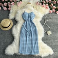 Summer new design feeling small condole belt dress closed show thin waist temperament strapless dress sexy dress