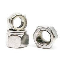 ■❉ 2/5/10/25pcs UNF 10 1/4 5/16 3/8 7/16 1/2 304 Stainless Steel UK US Coarse Thread Hex Nylon Insert Self Lock Nut Nylock Locknut