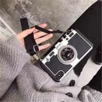 ❆✣ 2 IN 1 Shockproof 3D Cute Retro Camera Lanyard Fitted Phone Case Cover For iPhone 14 13 12 Mini XS 11 Pro Max XR X 7 8 Plus 6 SE