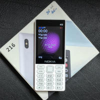 ใหม่ Nokia 216DS 4G candy bar, ปุ่มใหญ่, ตัวอักษรใหญ่, เสียงใหญ่, โทรศัพท์มือถือเก่า, สแตนบายของนักเรียน, สแตนบายนาน