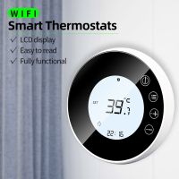 ™▧❇ 16A Tuya WiFi Thermostat Electric Floor Heating Controller Thermoregulator for Underfloor Heating Smart Life Temperature Sensor