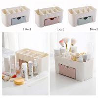 【YD】 Makeup Organizer Storage With Drawer Cotton Swab Stick lipstick Rack Holder Eyeshadow Tray Plastic