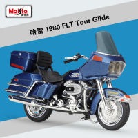 Maisto 1:18 Harley 1980 Flt Tour Glide Motorcycle Simulated Alloy Model