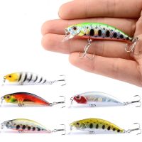 1Pcs Minnow Fishing Lure 4.9g 6cm Wobbler ช้าจมประดิษฐ์พลาสติก Hard เหยื่อ Crankbait สำหรับ Bass Pike pesca Fishing Tackle-Luqiande