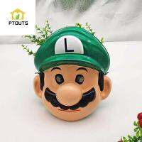 PTOUTS อะนิเมะคอสเพลย์ Headwear อะนิเมะ Luigi มาริโออุปกรณ์ปาร์ตี้อุปกรณ์ประกอบฉากปาร์ตี้คอสเพลย์ซูเปอร์มาริโอ Bros