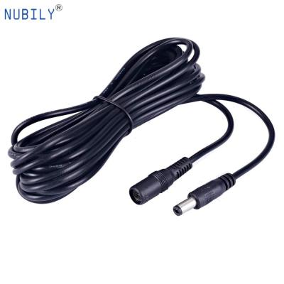 DC Cable Connector Male Female Extension Wire Power Jack Adapter Barrel Plug Cable 2.1mm x 5.5mm for CCTV Security Camera HDVD  Wires Leads Adapters
