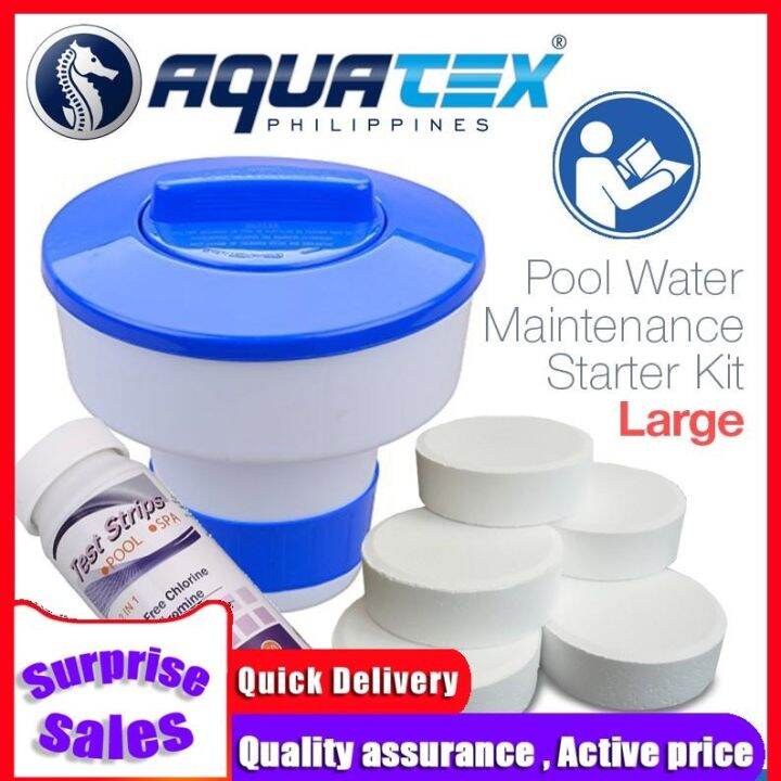 AQUATEX Pool Chlorine Tablet Maintenance Starter Kit Lazada PH