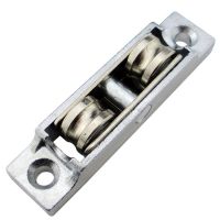 ✲☫┋ 88Type Window Pulley Aluminum Steel Sliding Left Right Door Bearing Rollers Moving Windows Cabinet Pulley Double Groove Wheels