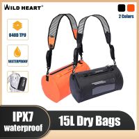 Free Shipping WILD HEART 15L Swimming Waterproof Bag Surf Bag Floating Bag Breathable Shoulder Strap Airtight Zipper Dry Bag