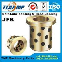 JFB5035 5035F (Size:50*60*3575*5mm) Flanged Solid-Lubricanting Oilless Graphite Brass BushingCopper Bearing