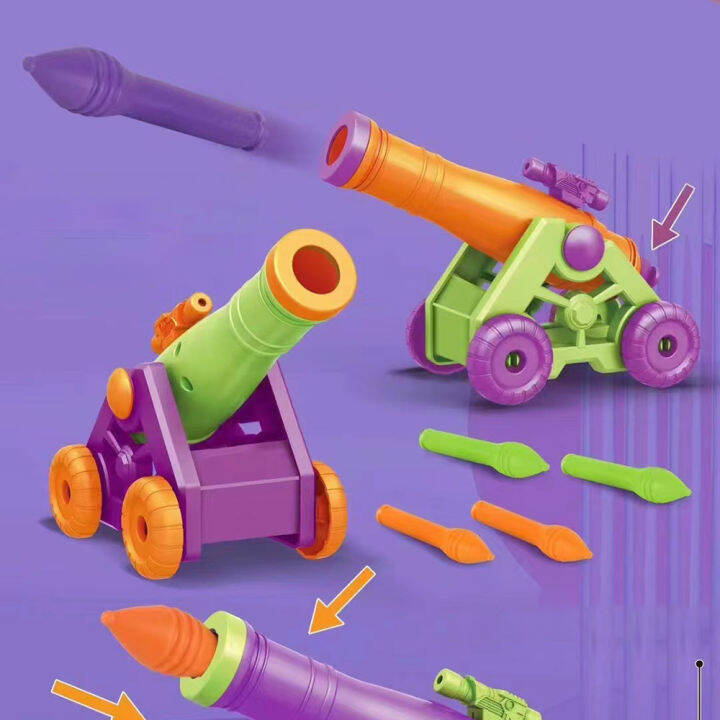 TikTok Popular Carrot Cannon Toy Cannon Can Fire Creative Children