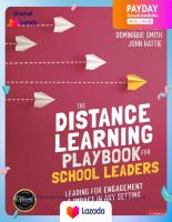 หนังสือภาษาอังกฤษพร้อมส่ง The Distance Learning Playbook for School Leaders : Leading for Engagement and Impact in Any Setting [Paperback]