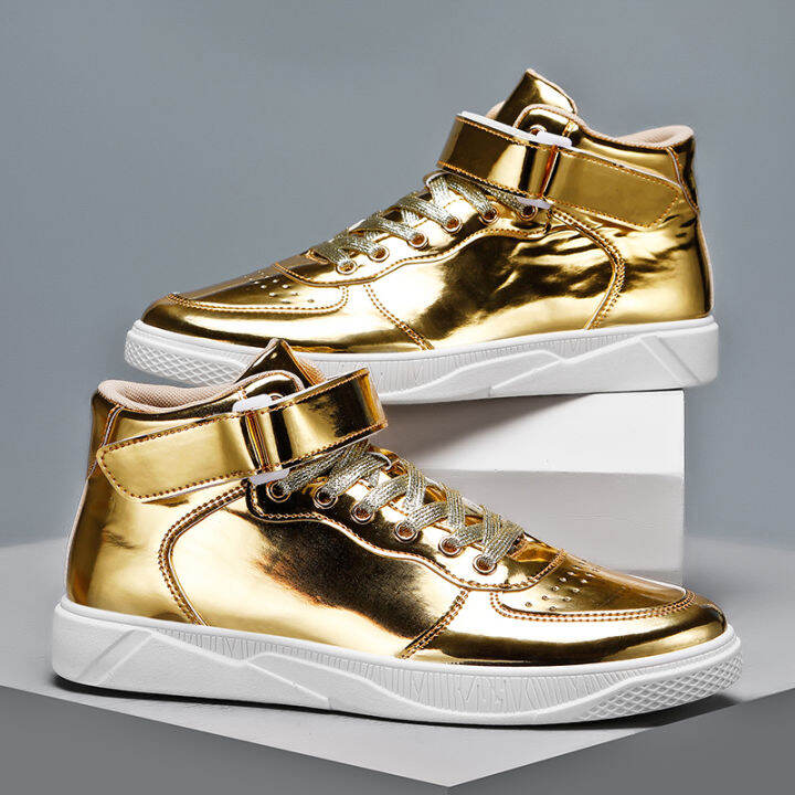 luxury-gold-men-shoes-patent-leather-designer-sneakers-men-high-top-mirror-shoes-hip-hop-mens-casual-shoes-zapatillas-hombre