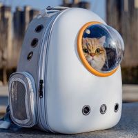 cat go out packages ultra light of portable large space breathable backpack shoulders the bite capsule