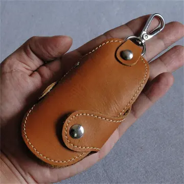 Keychain Zipper Pouch New Genuine Leather Key Pouch Porta Chave