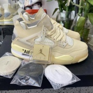 giày Giày Sneaker Jordan 4 Off White Full Box Full Phụ Kiện Freeship thumbnail