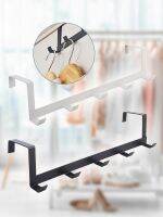 CW CoatRack Over the Door 5 HooksOrganizer Metal Hanging RackCoat Hat HangerKitchen Accessories