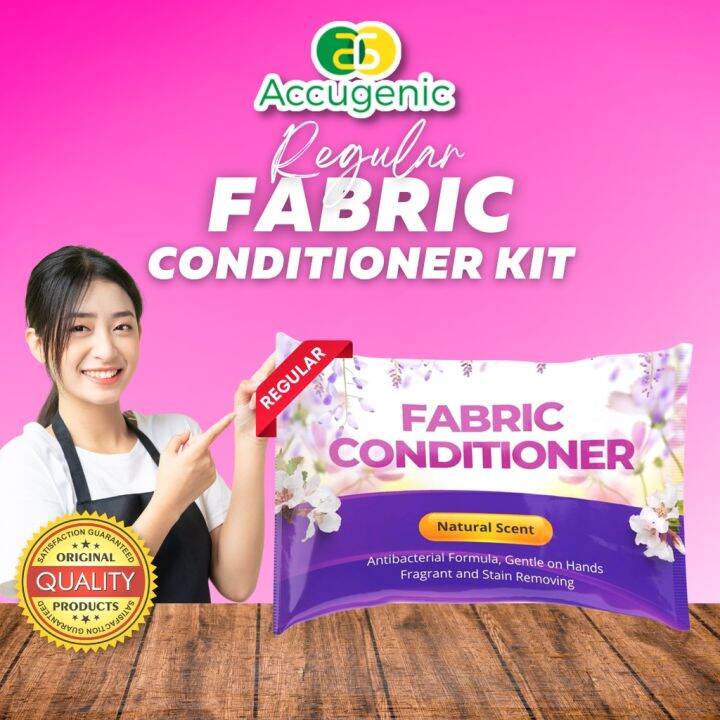 Accugenic Regular Fabric Conditioner Kit 10 Liters Yield Ecofriendly