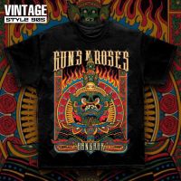 เสื้อยืดผ้าฝ้ายเสื้อวง Gun n roses ทัวร์ไทย แบบสกีนชัดแจ๋วววว สวยแน่นอน (ของแท้หาซื้อไม่ได้เราเลยมาสกีน) รับได้ซื้อเลยจ้าา เสื้อยืดแฟชั่นลำลอง