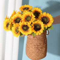 Artificial Pastoral Sunflower Flowers Bride Flower For Wedding Home Garden Party Decoration