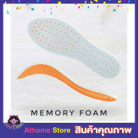 แผ่นพื้นรองเท้าลดแรงกระแทก พื้นรองเท้าใน พื้นรองเท้าหน้า พื้นรองเท้าแบบ Memory foam แผ่นรองเท้า แผ่นรองรองเท้า ซับแรงกระแทก นุ่ม 1 คู่ T1743