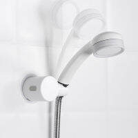 Bathroom Shower Bath cket Fixed Seat Nozzle Suction Cup Shower Accessories Punch-free Toilet Lotus Pod Adjustment Base Helper