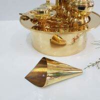 Brass byfa F1223  ซองพลู ซองทองเหลือง แผ่นทองเหลือง งานเขือมขึ้นรูป เป็นซองใส่พลูม้วน ขนาด สูง 4.5กว้าง 2.5 น้ำหนักรวม 200กรัม