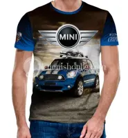 Mens 3D  Tshirt Mini Cooper