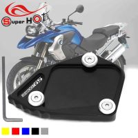 LOGO R1200GS for BMW R 1200 GS R1200 ADV R1200GS 2008-2012 Motorcycle Accessories CNC Side Stand Enlarge Kickstand Extension