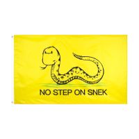 johnin 90x150cm Tea Party gadsden no step on snek flag