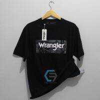 เสื้อยืด Wrangler ชาย/หญิง ผ้าตคอตอน 30s นำเข้าฟรีถุงกระดาษ