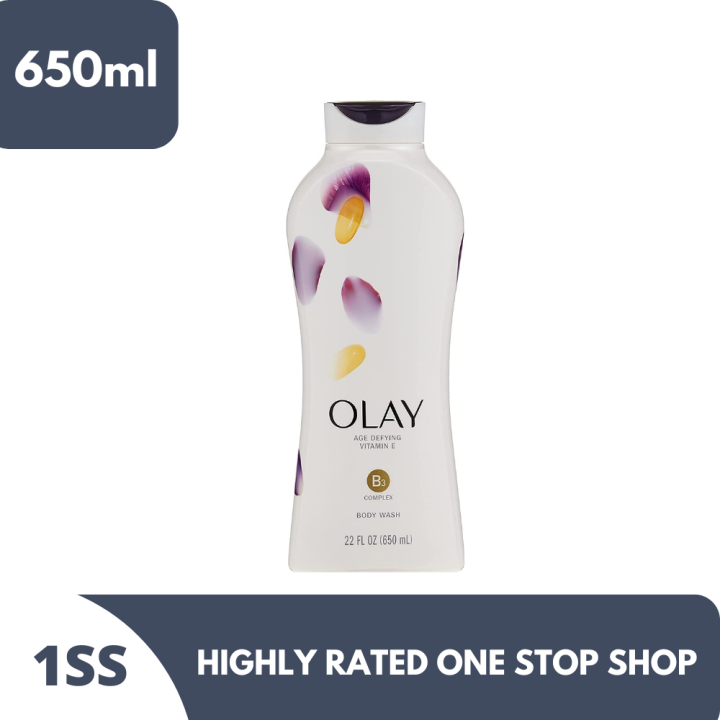 Olay Age Defying Vitamin E B3 Complex Body Wash 650ml Lazada PH