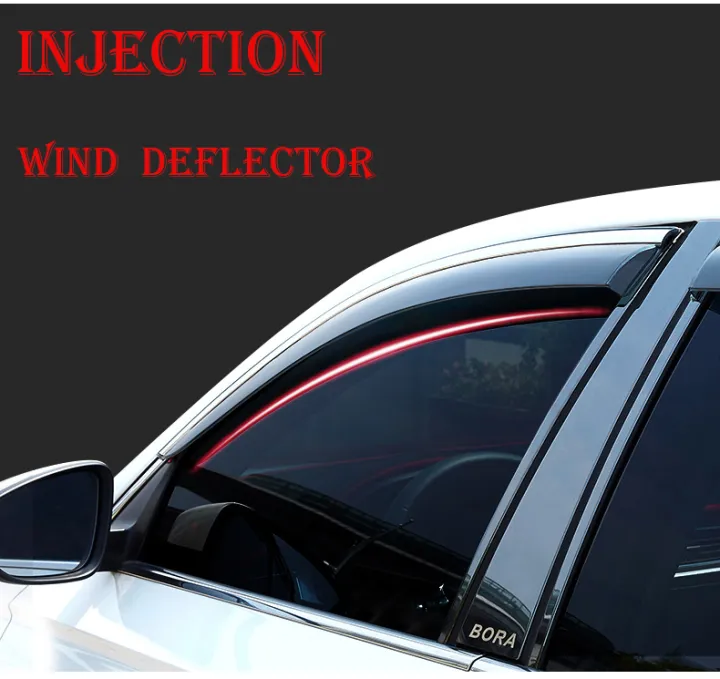 Window Visors Car Door Visor Wind Shield Deflectors Rain Sun Guard For