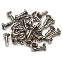 100 Pcs Guitar &amp; Bass Pickguard Screws for Strat &amp; Tele