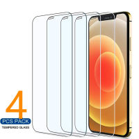 4PCS Screen Protectors Tempered Glass For 12 13 Mini I Phone 11 Pro XS Max XR X Armor Protection Film Guard Cover