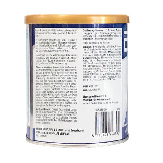 Sữa bột ensure powder vanille-geschmask 400g - nhập khẩu đức - ảnh sản phẩm 4
