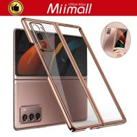 Miimall เคส Z Fold 2 เคสใส เคสแข็ง PC หลังแข็ง เคสกันกระแทก สำหรับ Samsung Galaxy Z Fold2/Galaxy Fold1 Case