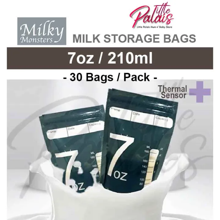 Milky Monsters Breastmilk Storage Bag Thermal Sensor Breast Milk Double