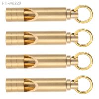 Whistle Whistles Camping Dog Brass Pendant Maker Noise Survival Travel Sports Keychain Hiking Emergency Referee Key Chain