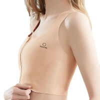 Women Shockproof Corset Breast Binder Seamless Front Zip Shape Vests Corset Breast Binder Underwear Female Les Tomboy Tops