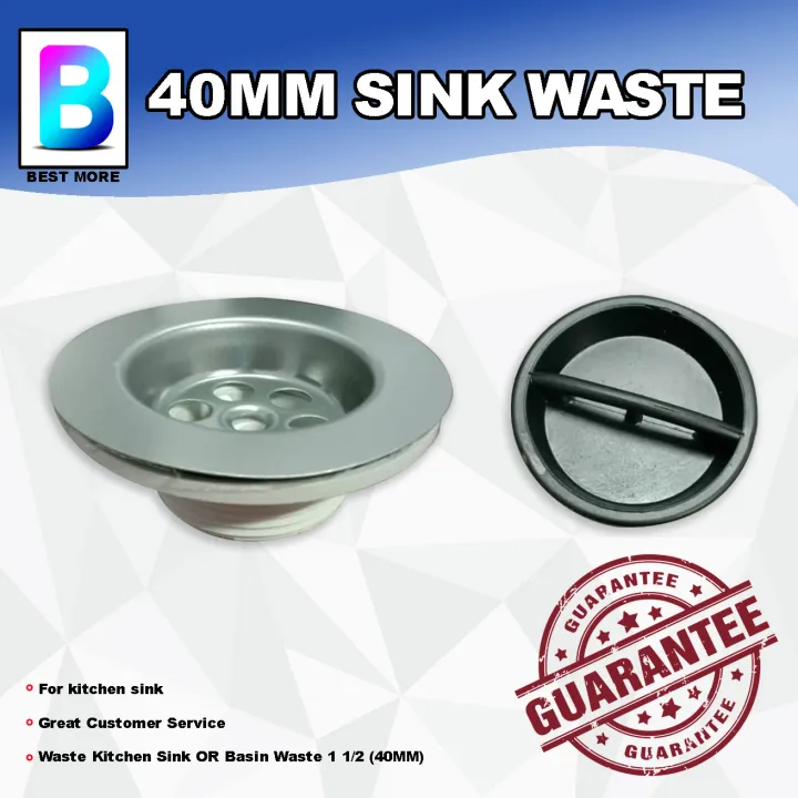 40mm Sink Waste(Chrome Colour) | Lazada