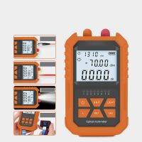 4in1 Optical Power Meter Visual Fault Locator 5Km Light Pen LED Lighting OPM VFL Network Fiber Optic Cable Tester Tools Fcscst