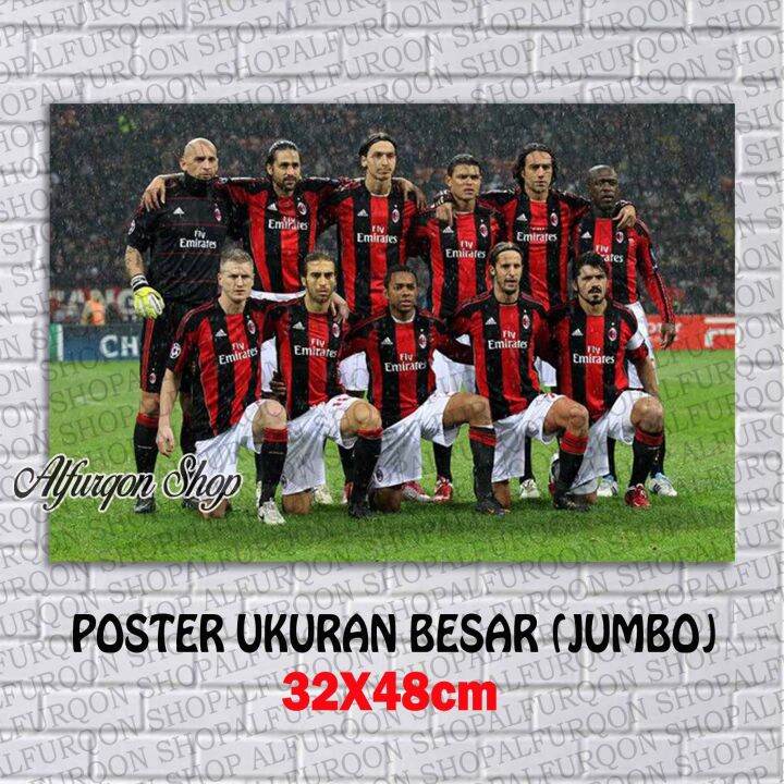 Poster AC Milan - Mauro Tassotti - 41 X 28 Cm