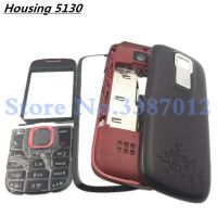 xinpan A New For Nokia 5130 Housing Cover Door Frame Battery Back cover English Keypad Logo Free Shipping