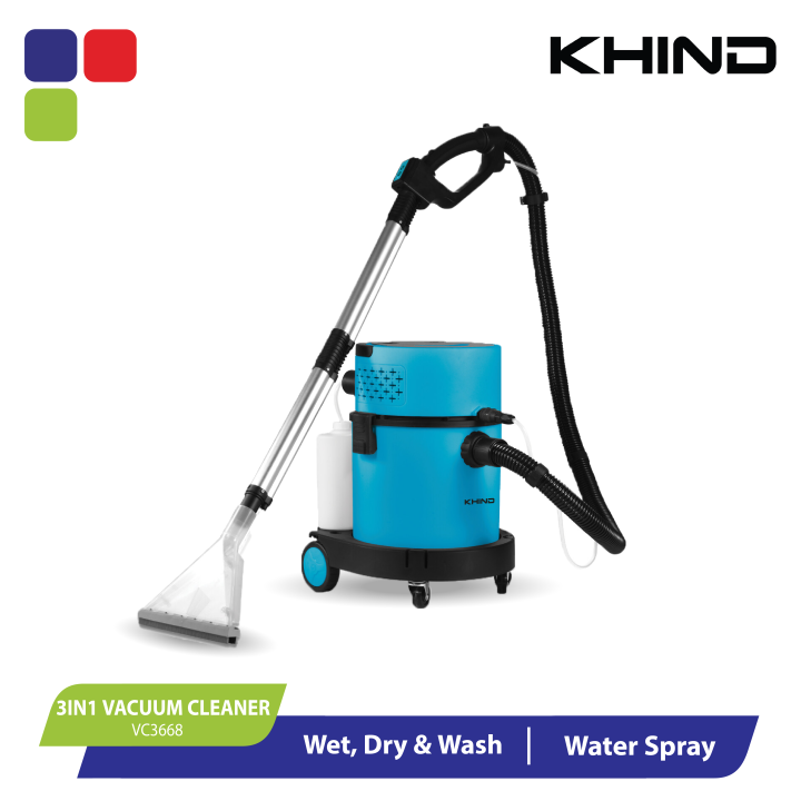 Khind 3 In 1 Wet & Dry Vacuum Cleaner 20L VC3668 Lazada
