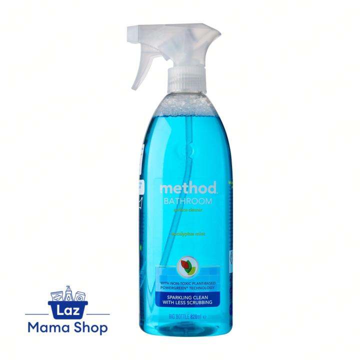 Method Bathroom Cleaner Eucalyptus Mint 828Ml (Laz Mama Shop) Lazada