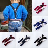 【YF】✒☒  Color Children Suspenders Clip Baby Boys Clip-on Y-Back Braces Elastic Kids Costume Adjustable