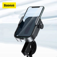 Baseus ที่วางโทรศัพท์จักรยานรถจักรยานยนต์ที่สำหรับมือจับรองรับ Moto จักรยานกระจกมองหลัง Stand Mount Motor Bike Phone Holder SGRHSR