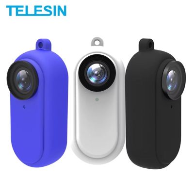 TELESIN For Insta360 GO2 Case Soft Silicone Rubber Protective Cover For Insta 360 Go2 Camera Accessories